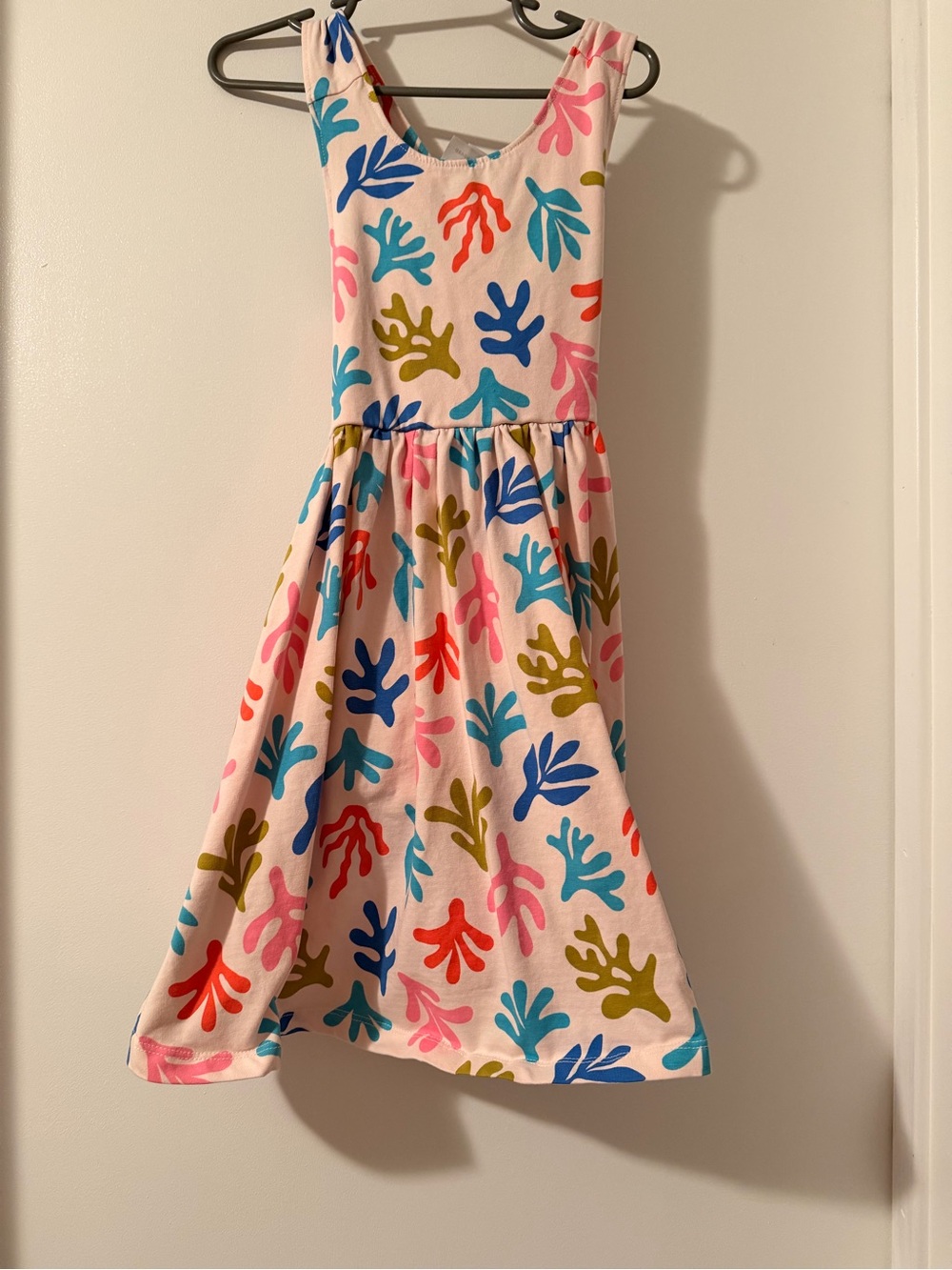 Hanna Andersson Colorful Abstract Floral Dress — Size 5 / 110